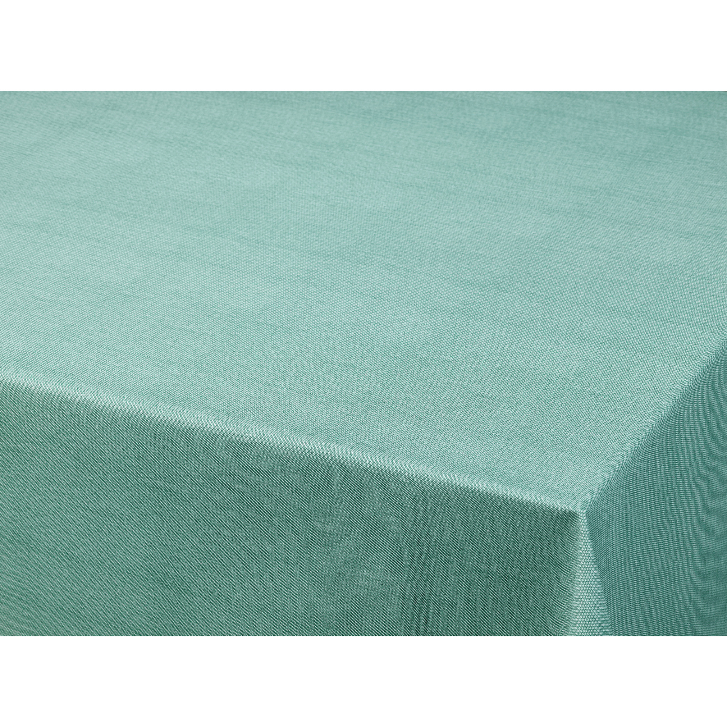 Bellatio Design Tafelzeil/tafelkleed gemeleerd turquoise look x 300 cm -