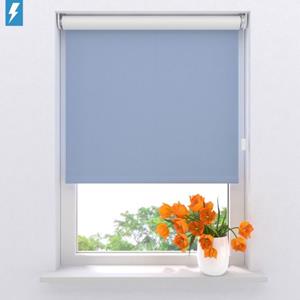 Raamdecoratie.com Elektrisch Rolgordijn Easy Verduisterend - Light Blue - 60 X 190 Cm - Cmd-02-p