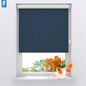 Raamdecoratie.com Elektrisch Rolgordijn Easy Verduisterend - Blue - 70 X 190 Cm - Cmd-02-p