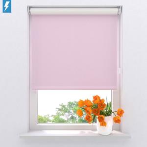 Raamdecoratie.com Elektrisch Rolgordijn Easy Verduisterend - Pink - 80 X 190 Cm - Cmd-02-p