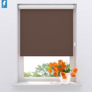 Raamdecoratie.com Elektrisch Rolgordijn Easy Verduisterend - Brown - 80 X 190 Cm - Cmd-02-p