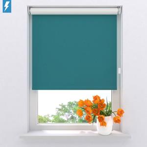 Raamdecoratie.com Elektrisch Rolgordijn Easy Verduisterend - Petrol - 90 X 190 Cm - Cmd-02-p