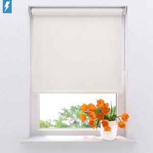 Raamdecoratie.com Elektrisch Rolgordijn Easy Verduisterend - Off White - 50 X 275 Cm - Cmd-02-p