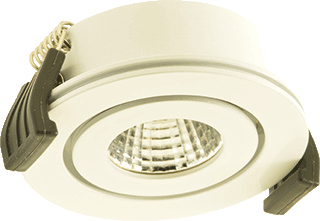 Lumiko led-lamp , wit, le 27mm, diam 50mm, rond, nom. 9.2V