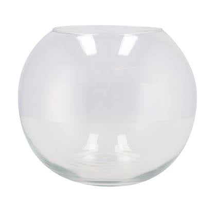 DK Design Bloemenvaas bol|rond model - transparant glas - D26 x H24 cm