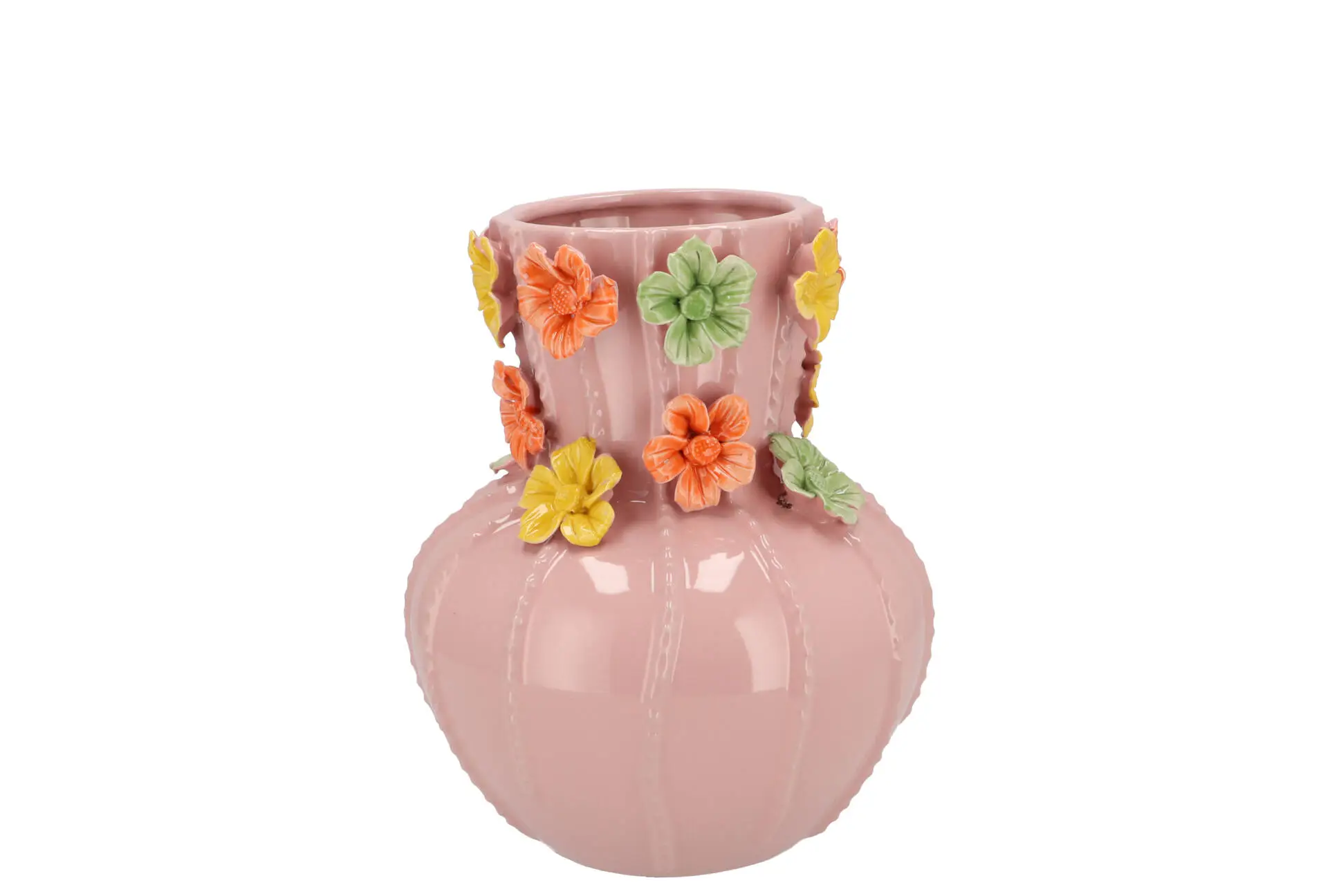 Daan Kromhout Flower Light Pink Vase 18X21cm
