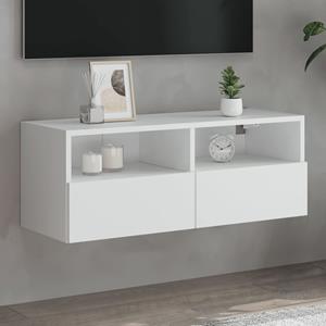 bonnevie TV-Wandschrank Weiß 80x30x30 cm Holzwerkstoff vidaXL38044