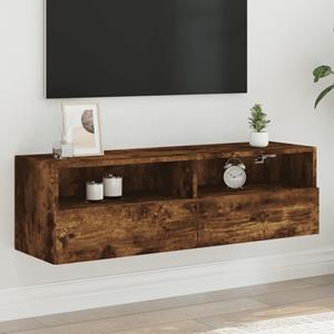 bonnevie TV-Wandschrank Räuchereiche 100x30x30 cm Holzwerkstoff vidaXL21277