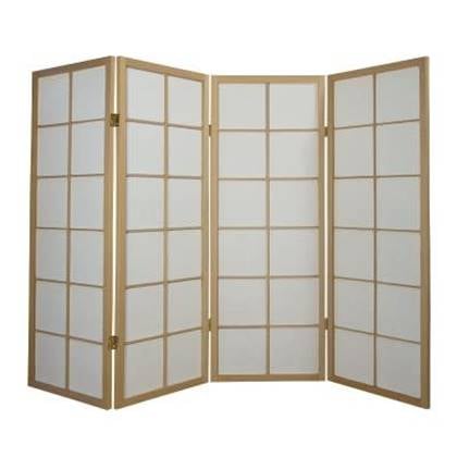 Fine Asianliving Japanese Room Divider L180cmxH130cm Shoji Rice Paper