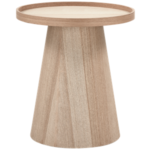 Maud bijzettafel conisch hout naturel - 50xØ45cm