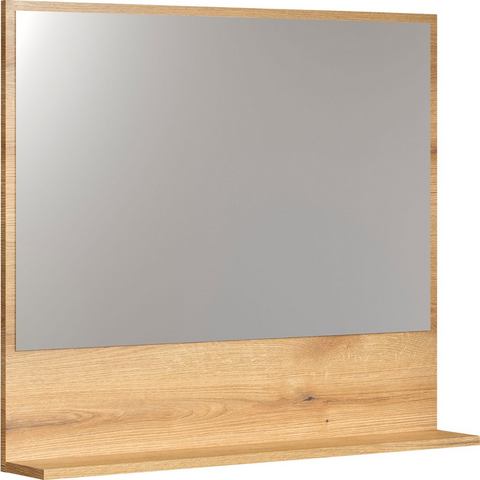 welltime Spiegel, BxHxT 80 x 74 x 14cm eleganter Spiegel in einem zeitlosen Eiche Dekor