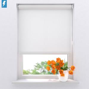 Raamdecoratie.com Elektrisch Rolgordijn Easy Lichtdoorlatend - Bright White - 50 X 190 Cm - Cmd-02-p