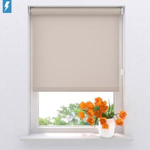 Raamdecoratie.com Elektrisch Rolgordijn Easy Lichtdoorlatend - Sand - 50 X 190 Cm - Cmd-02-p