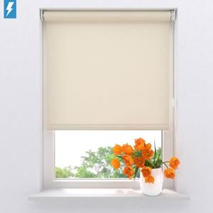 Raamdecoratie.com Elektrisch Rolgordijn Easy Lichtdoorlatend - Cream - 60 X 190 Cm - Cmd-02-p