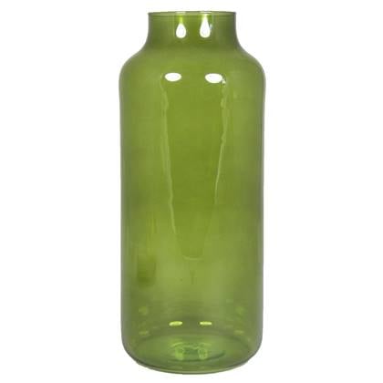 Floran Vaas - apotheker model - groen|transparant glas - H35 x D15 cm