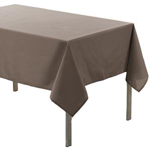 Wicotex Taupe tafelkleed van polyester x 200 cm -