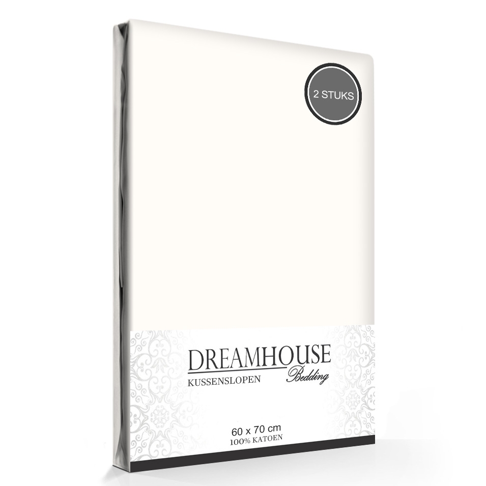 Dreamhouse Kussenslopen Ecru  (2-stuks)