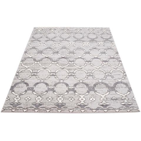 Carpet City Vloerkleed Platina 7885 Korte pool, Marokkaans, glanzend door polyester