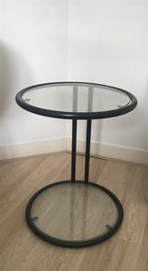 Whoppah Ronde bijzettafel Glass/Metal - Tweedehands