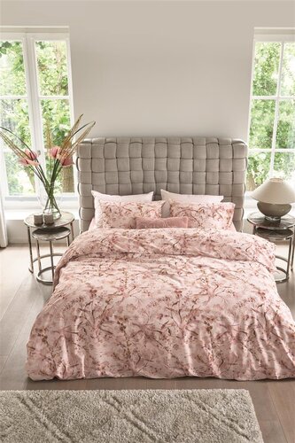 Rivièra Maison Riviera Maison Kussensloop Blushing Blooms Roze 60x70 cm