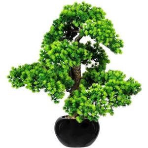 Creativ green Kunstbonsai "Bonsai Lärche", im Keramiktopf