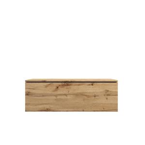Skylara - TV-Tisch / modernes TV-Board für Wohnzimmer - minimalistisch - stehend / hängend - 100 cm breit (Wotan Eiche Matt) - Selsey