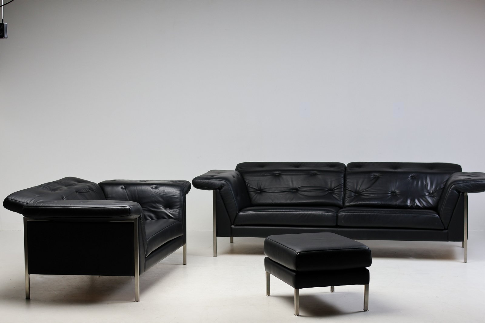 De Sede DS 540 sofa set Leather/Chrome - Tweedehands