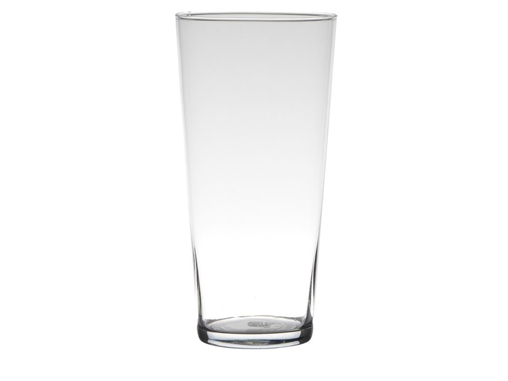 Hakbijl Glass Vaas Essentials Conical Glas Ø16xh29cm