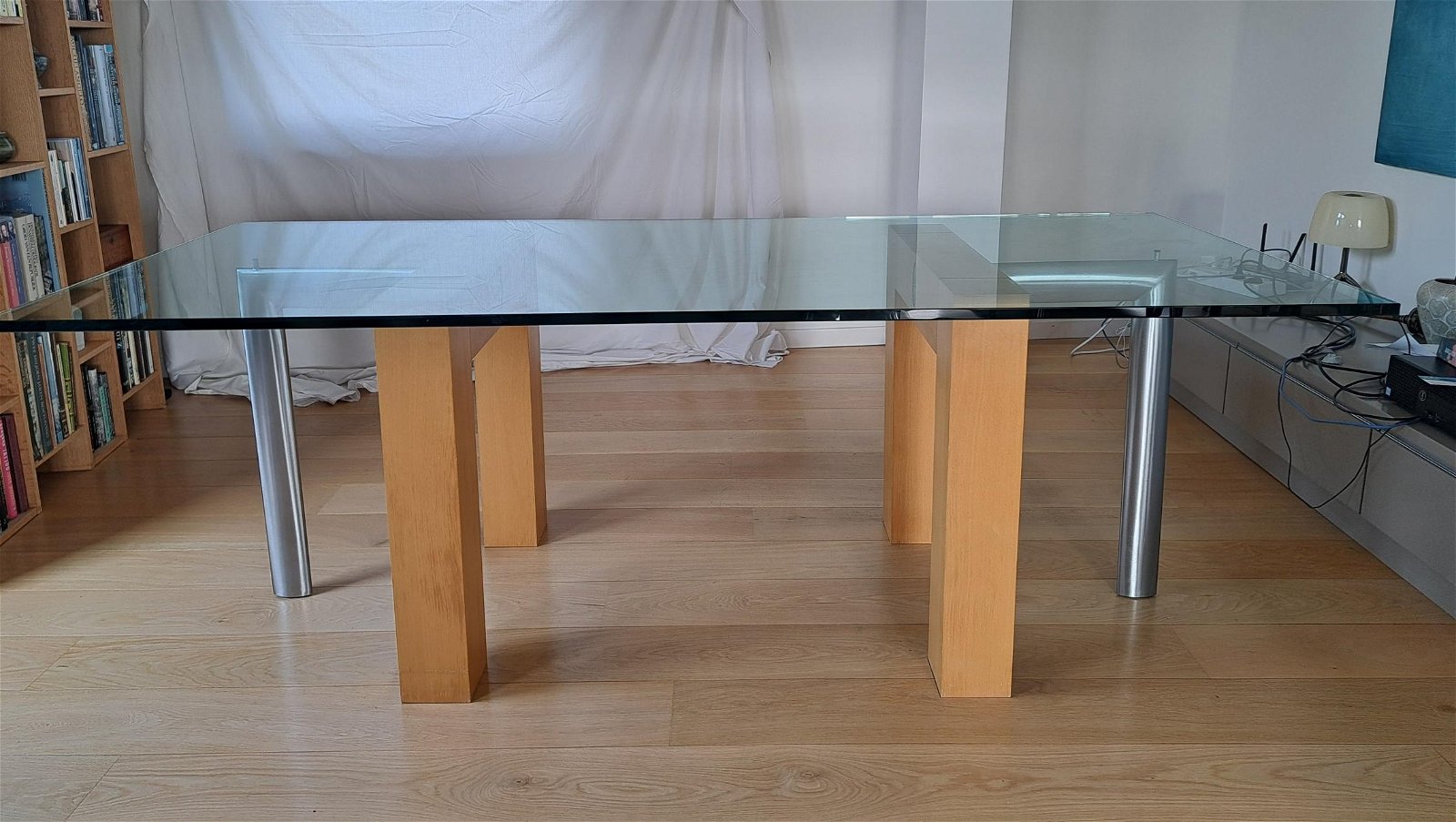 Fontana Arte Ercole tafel Wood/Metal/Glass - Tweedehands