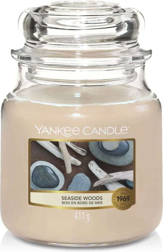 Yankee Candle Geurkaars - Large Seaside Woods 165 GR