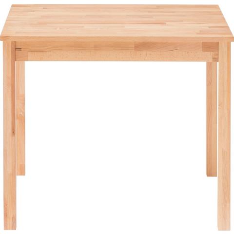 MCA living Eettafel Alfons Massief houten tafel in geolied wildeiken, belastbaar tot 50 kg