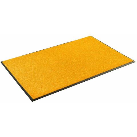 Fußmatte Trend Uni, wash+dry by Kleen-Tex, rechteckig, Höhe: 7 mm, Schmutzfangmatte, rutschhemmend, In- und Outdoor geeignet, waschbar