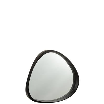 J-Line spiegel Giles - glas - zwart - small