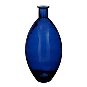 Mica Decorations Qin Vaas - 29x29x59 cm - Glas - Blauw