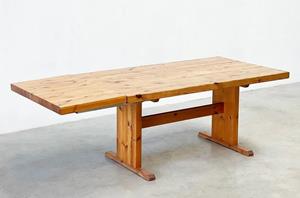 Whoppah 1980's pine extendable dining table Wood/Metal - Tweedehands