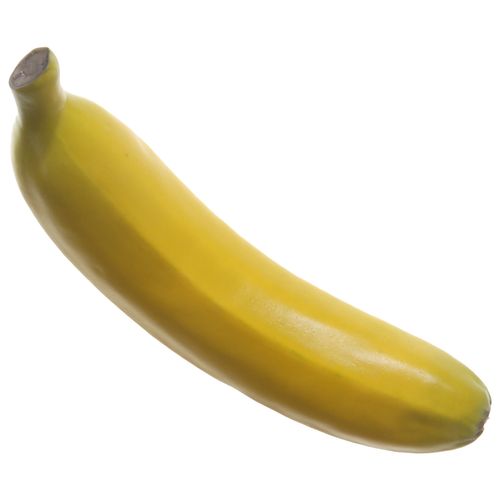 Merkloos Kunstfruit Decofruit - Banaan/bananen - Ongeveer 18 Cm - Geel