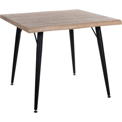 Duo Collection Esstisch "Tailin Tisch", Massives Metallgestell, Belastbarkeit bis 100 kg