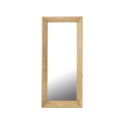 PTMD Chevar Natural oak wood mirror rectangle S