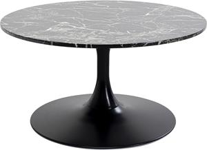 Salontafel Schickeria Marble Black -Ø80cm