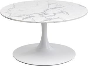 Salontafel Schickeria Marble White -Ø80cm