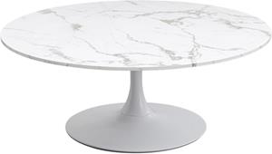 Salontafel Schickeria Marble White -Ø110cm