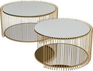 Salontafel Wire Double Brass - set/2