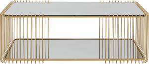 Salontafel Wire Double Brass - 120x60cm