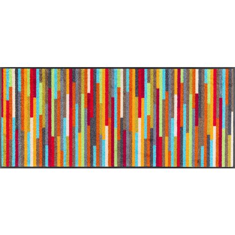 wash+dry by Kleen-Tex Teppich "Mikado Stripes", rechteckig, modernes Streifen Design, rutschhemmend, waschbar