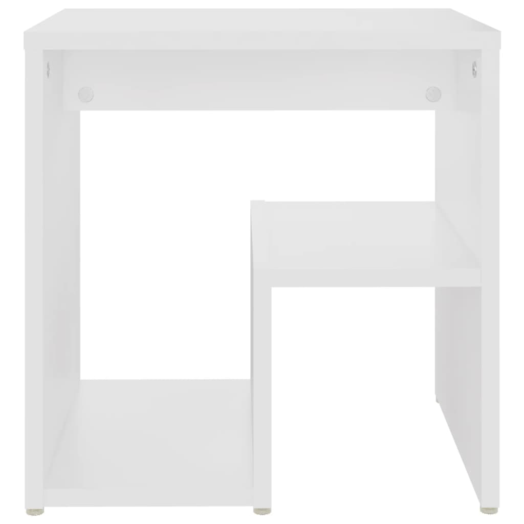 bonnevie Nachttisch,Beistelltisch Weiß 40x30x40 cm Holzwerkstoff vidaXL