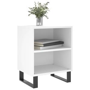 Bonnevie - Nachttisch,Beistelltisch Weiß 40x30x50 cm Holzwerkstoff vidaXL