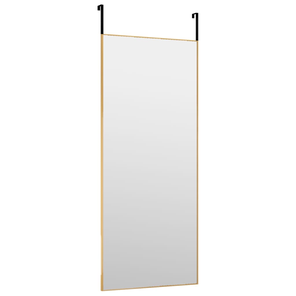 Bonnevie - Türspiegel Golden 40x100 cm Glas und Aluminium vidaXL13647