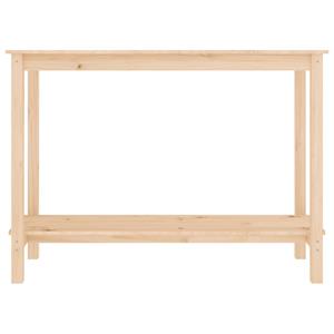 vidaXL Wandtafel 110x40x80 cm massief grenenhout