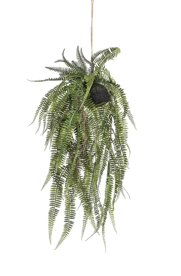 Emerald Kunstplant Varen hangend op bol - 70cm