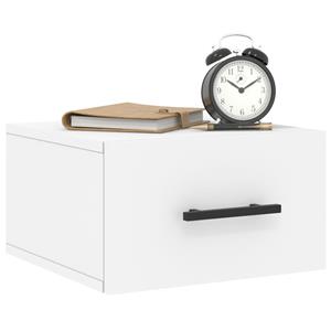 vidaXL Fächerschrank Wand-Nachttische 2 Stk. Weiß 35x35x20 cm (2-St)